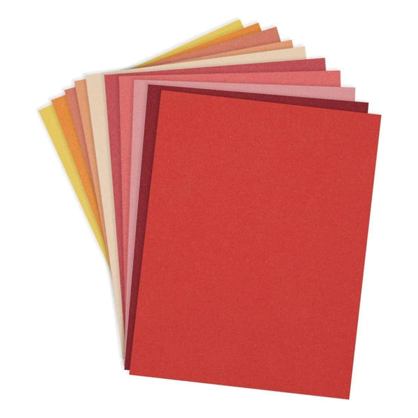 Warm Assortment ColorWheel Cardstock 8.5" x 11" - 20 Sheets