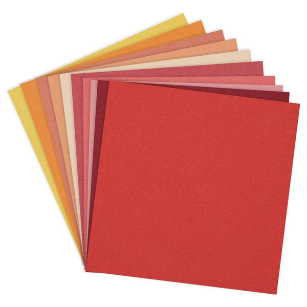 Warm Assortment ColorWheel Cardstock 12" x 12" - 20 Sheets