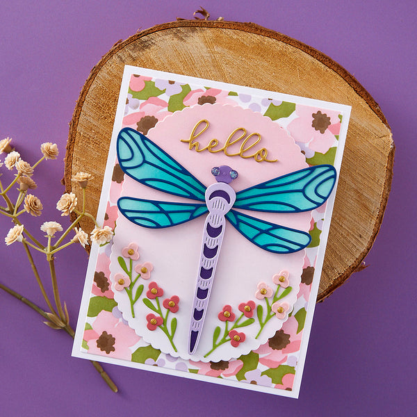 Soaring Dragonfly - Small Die of the Month - Spellbinders Paper Arts