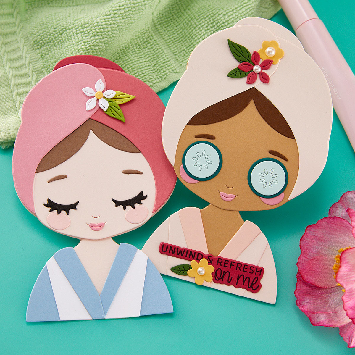 Wrapped In Care - Large Die of the Month - Spellbinders Paper Arts