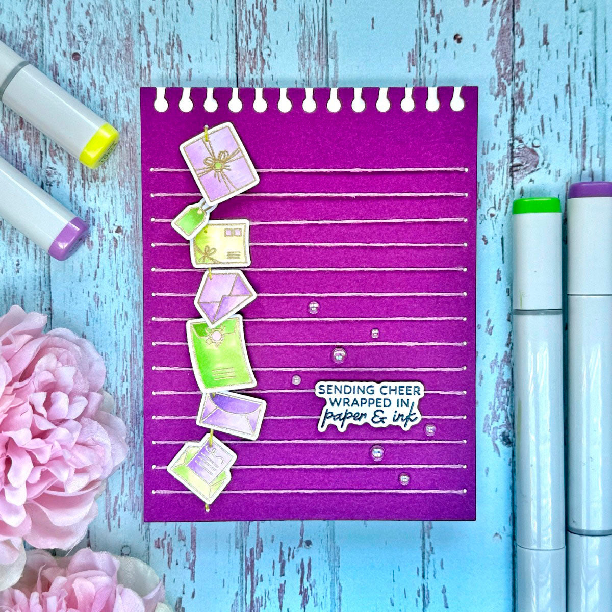 Stitched Taking Notes -  Stitching Die of the Month