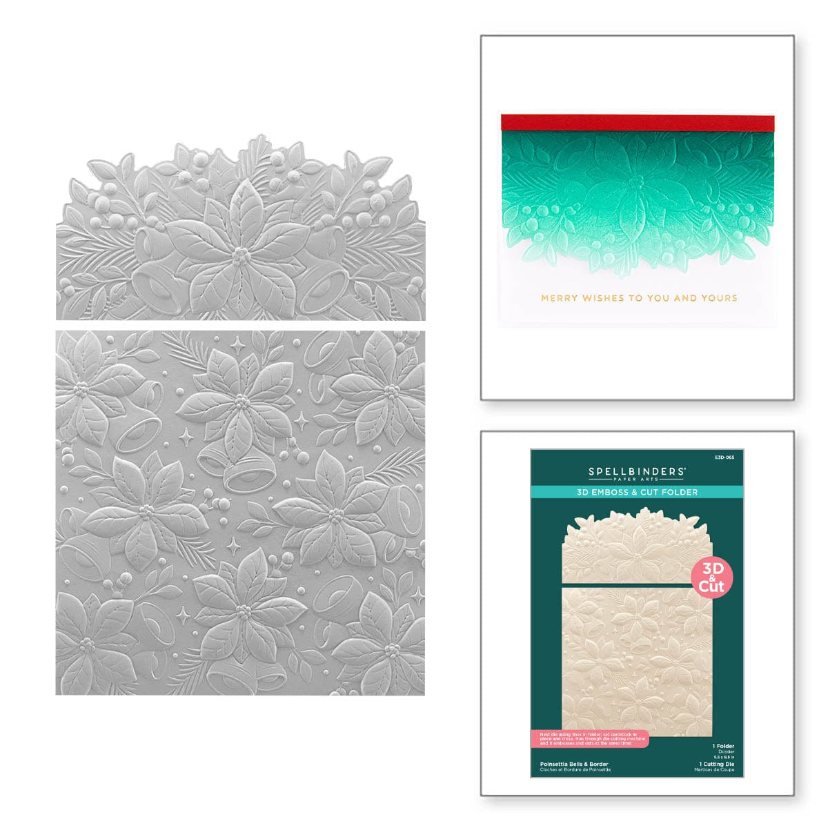 Birthday, Congrats & Thanks With Borders Sizzix Embossing Folders