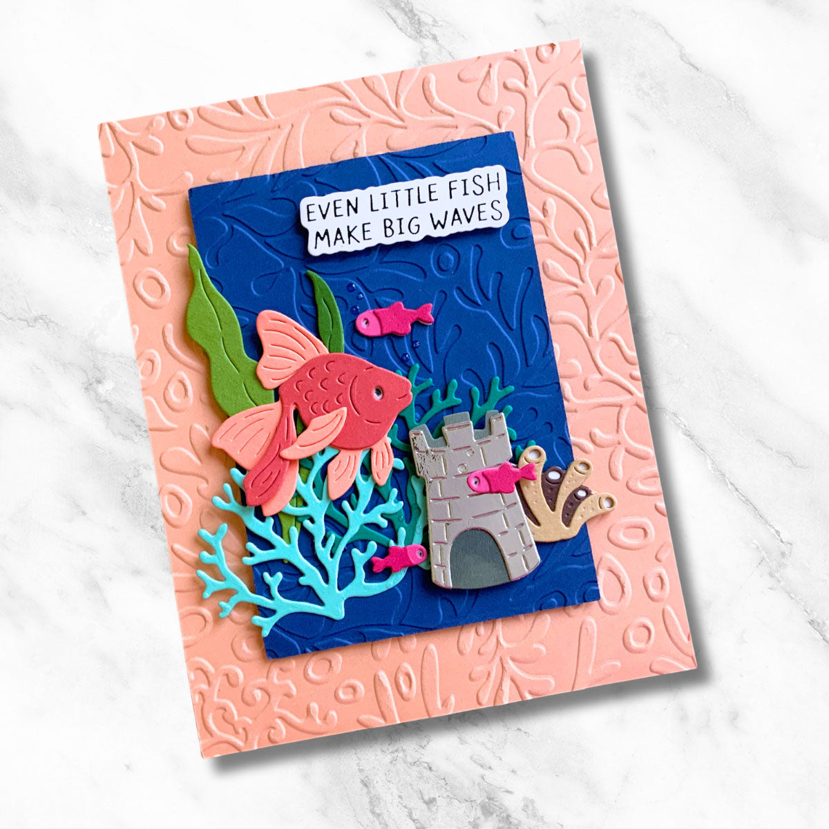 Coral Impression - Embossing Folder of the Month