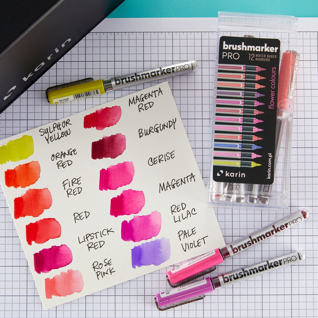 Karin Brushmarkers Pro Markers and Sets - Set of 27 