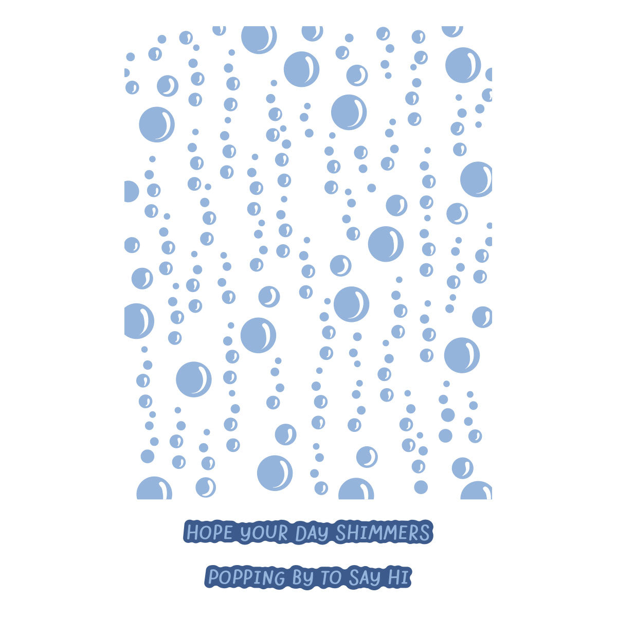 Beneath the Bubbles - Glimmer Hot Foil Kit of the Month (Plates & Die Only)