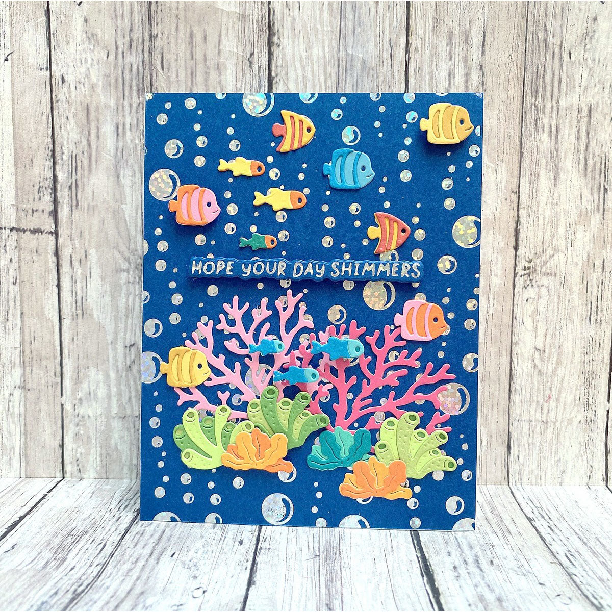Beneath the Bubbles - Glimmer Hot Foil Kit of the Month (Plates & Die Only)