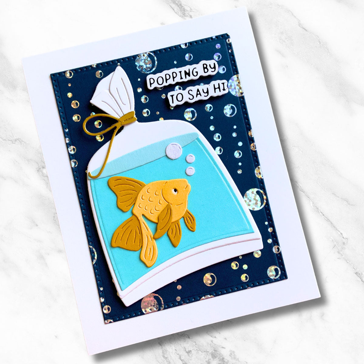 Beneath the Bubbles - Glimmer Hot Foil Kit of the Month (Plates & Die Only)