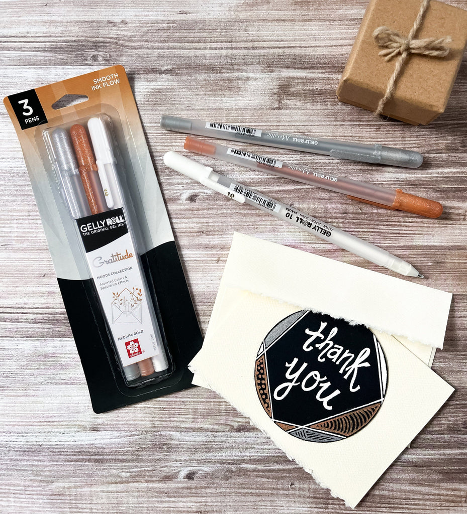 Sakura Gelly Roll Pens Dark Metallic, 5pk (Sepia, Burgundy, Hunter