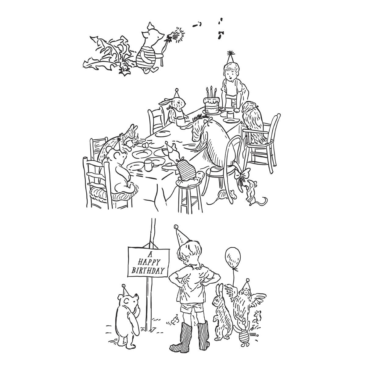 Say Cheese Classic Pooh Birthday BetterPress Bundle   by Simple Stories