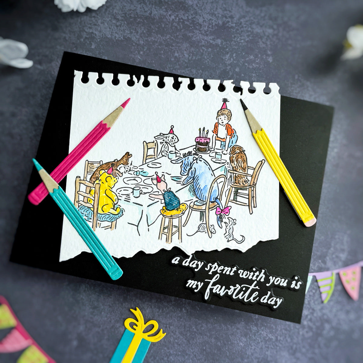 Say Cheese Classic Pooh Birthday BetterPress Bundle   by Simple Stories