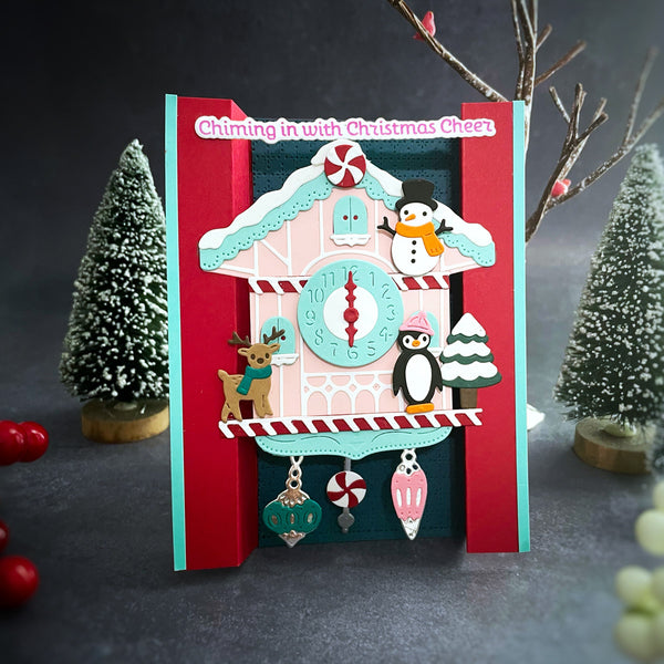 Chiming Christmas Etched Dies