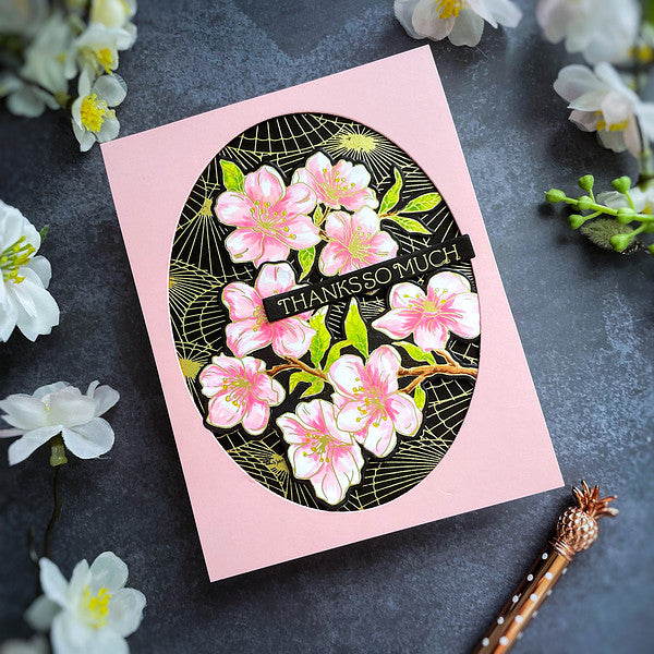Cherry Blossoms BetterPress Plate & Die Set from the Spring in