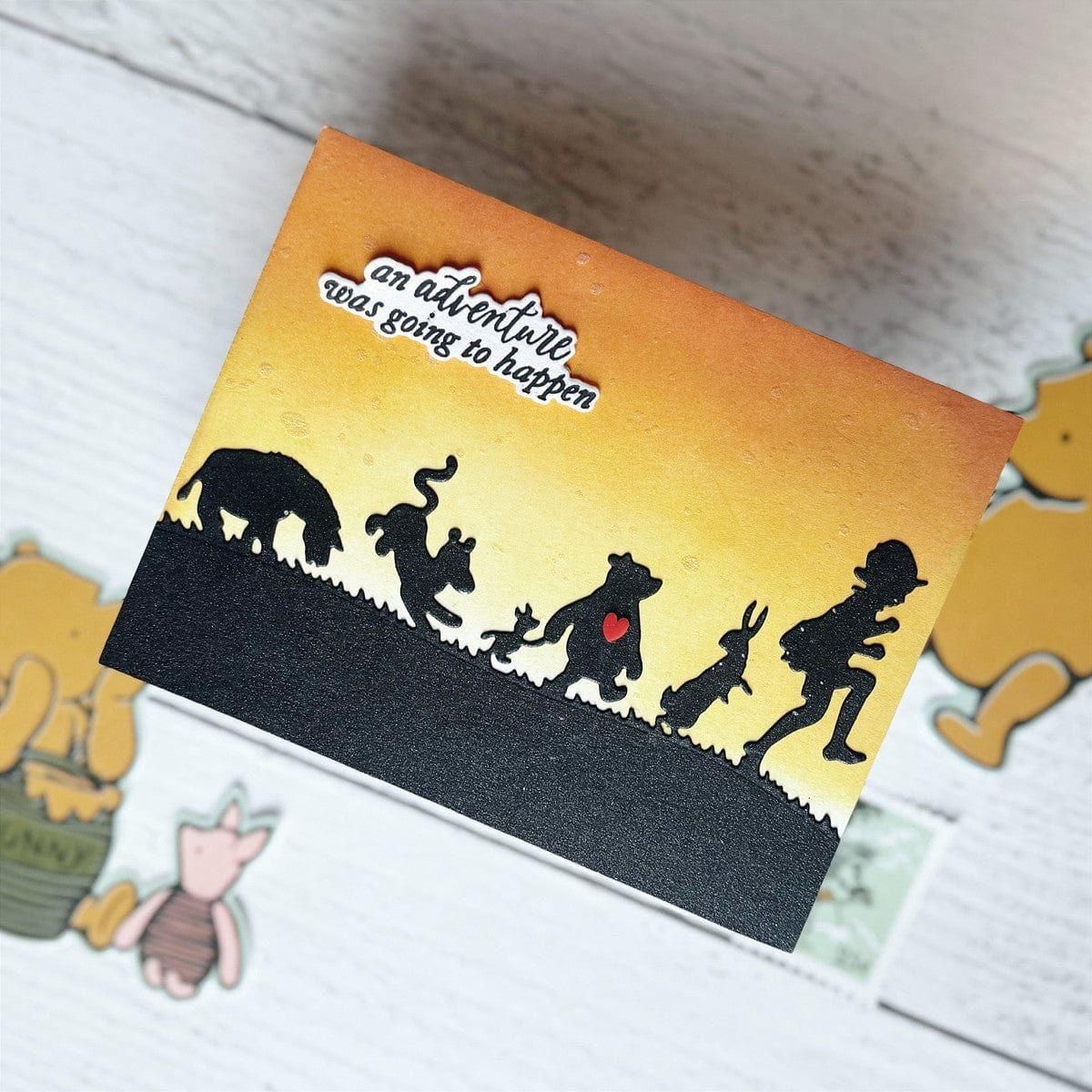 Silly Old Bear Sentiments Press Plate & Die Set in Collaboration with Simple Stories