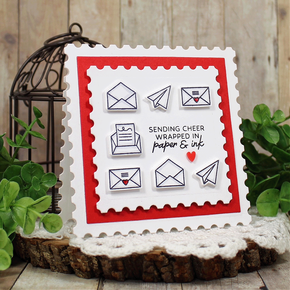 Send & Seal -  (Dies Only) Coordinates with the Clear Stamp of the Month