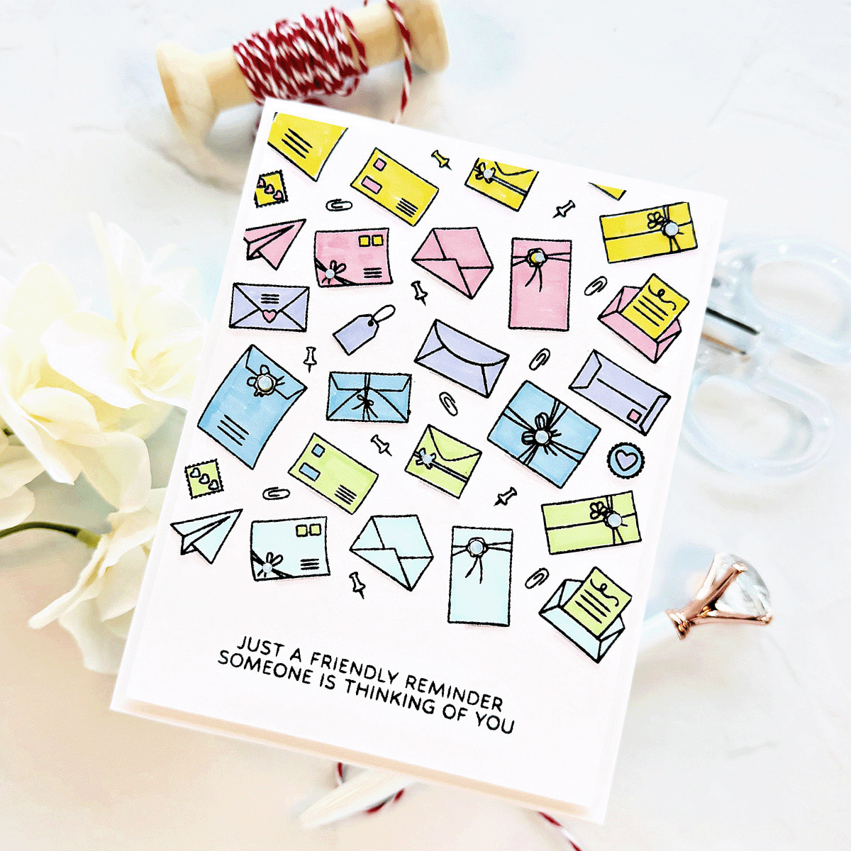 Send & Seal -  (Dies Only) Coordinates with the Clear Stamp of the Month