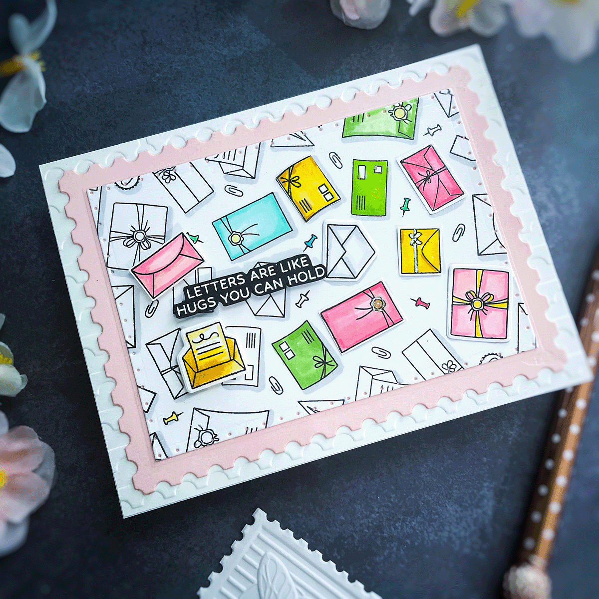 Send & Seal -  (Dies Only) Coordinates with the Clear Stamp of the Month