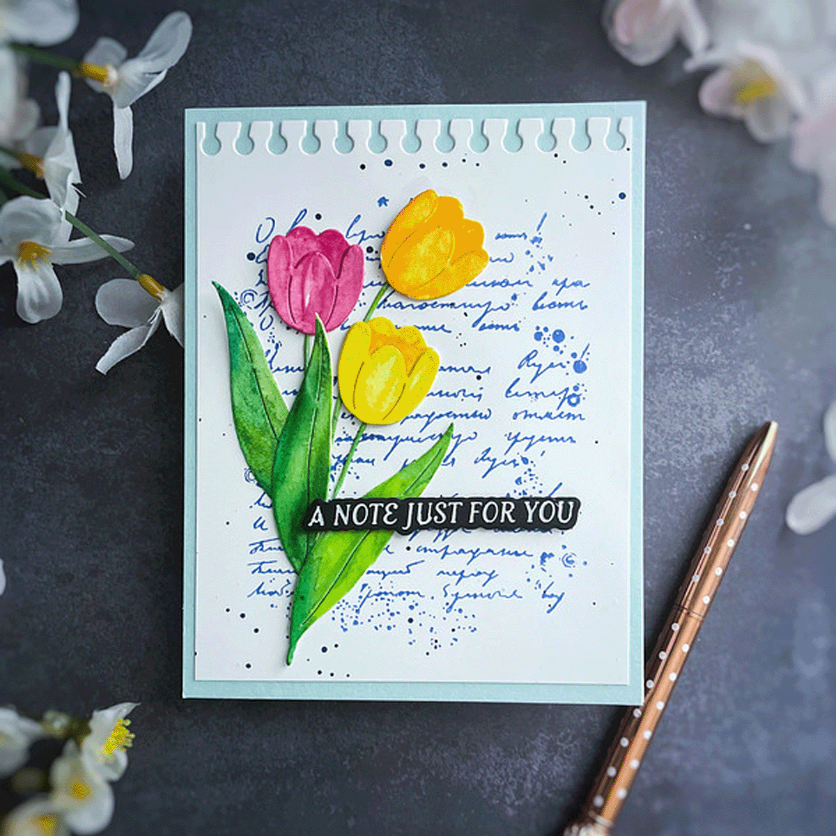 Stitched Taking Notes -  Stitching Die of the Month