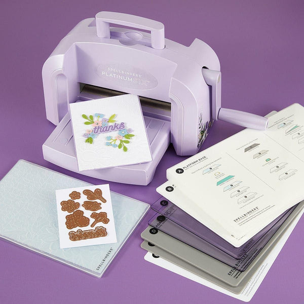 Exclusive Lilac Shimmer Platinum 6 Die Cutting & Embossing Machine