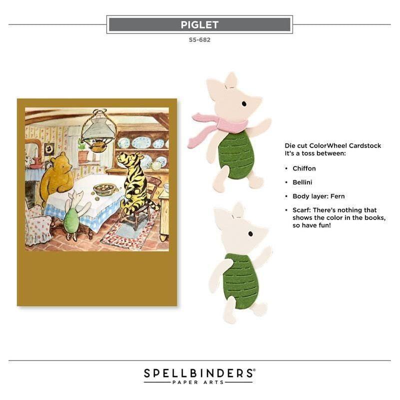 Pooh & Piglet Etched Dies in Collaboration with Simple Stories