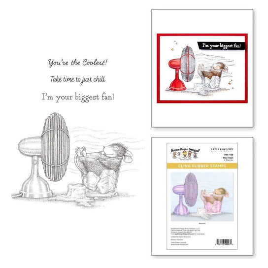 Stay Cool Cling Rubber Stamp Stay Cool Cling Rubber Stamp