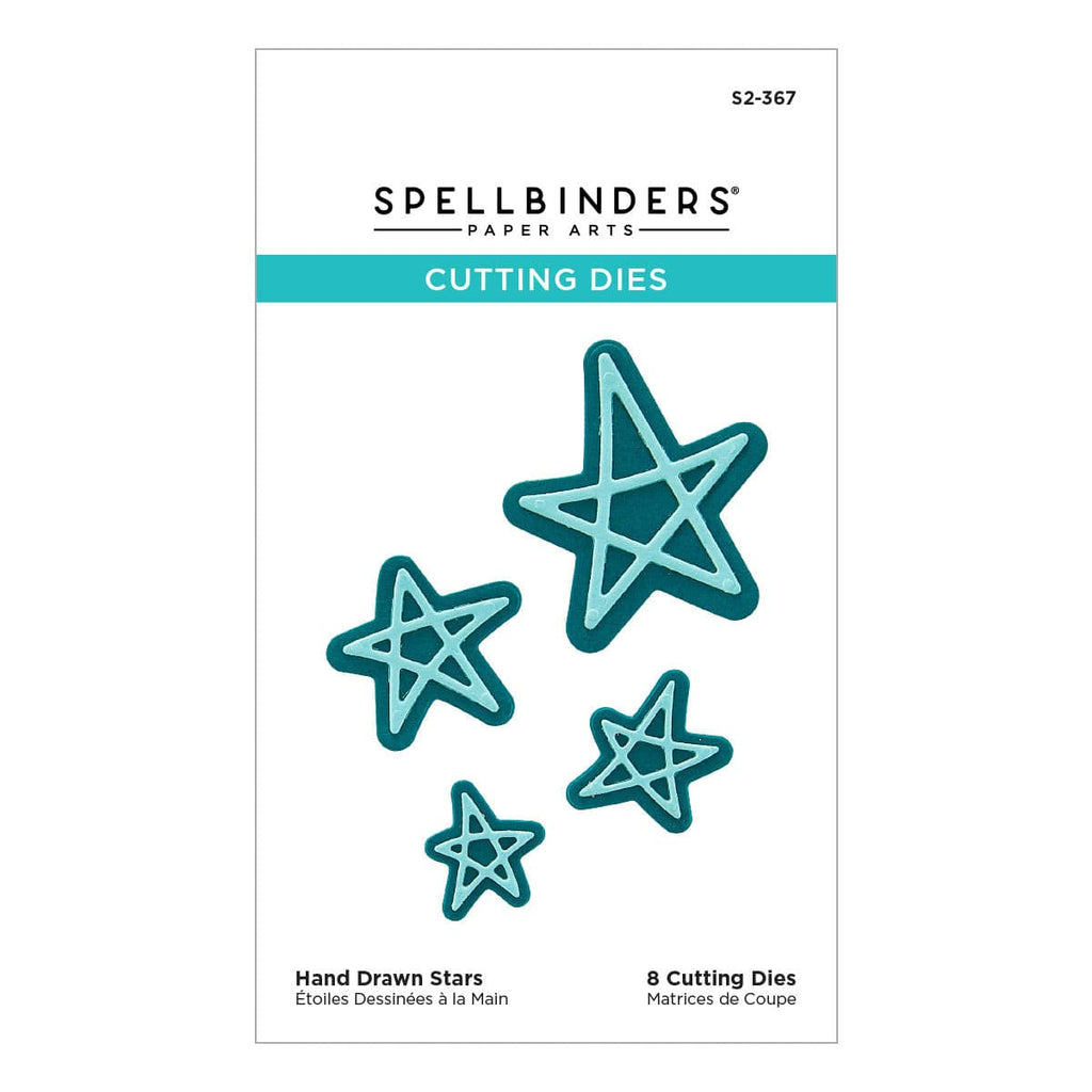 Hand Drawn Stars Etched Dies for Paper Crafting