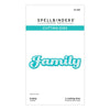 Family Etched Dies from the Storytelling by Spellbinders Scrapbooking Collection Packaging