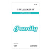 Family Etched Dies from the Storytelling by Spellbinders Scrapbooking Collection Packaging