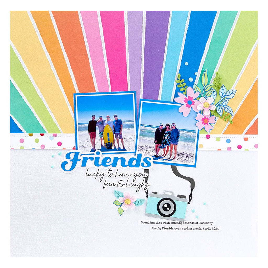 Friends Etched Dies from the Storytelling by Spellbinders Scrapbooking Collection Project