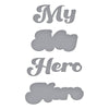 My Hero Etched Dies from the Storytelling by Spellbinders Scrapbooking Collection dies