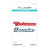 Christmas & December Etched Dies Storytelling by Spellbinders Scrapbooking Collection packaging