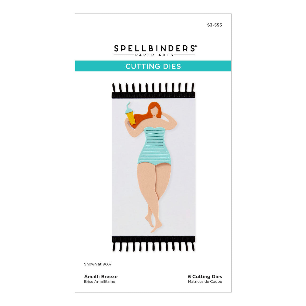 Amalfi Breeze Etched Dies