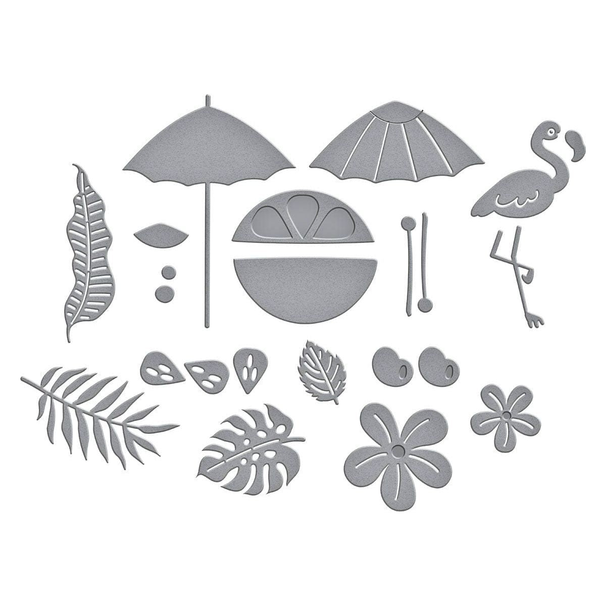 Tropical Flair Etched Dies