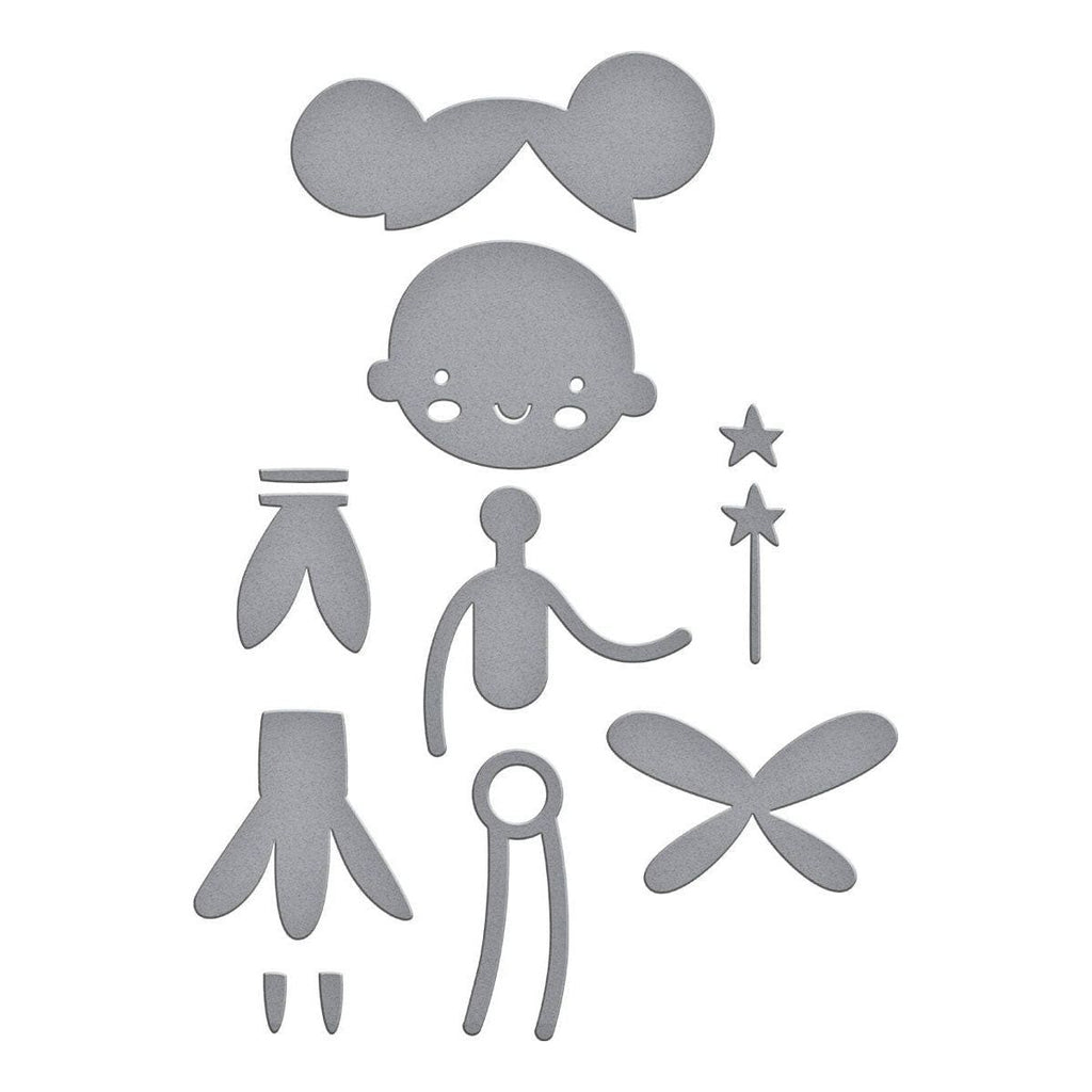 Dancin' Fairy Twinkle Etched Dies Scrapbooking
