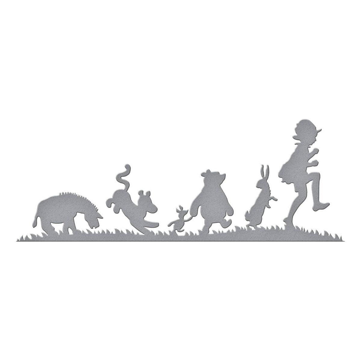 Pooh & Friends Silhouette Etched Dies in Collaboration with Simple Stories