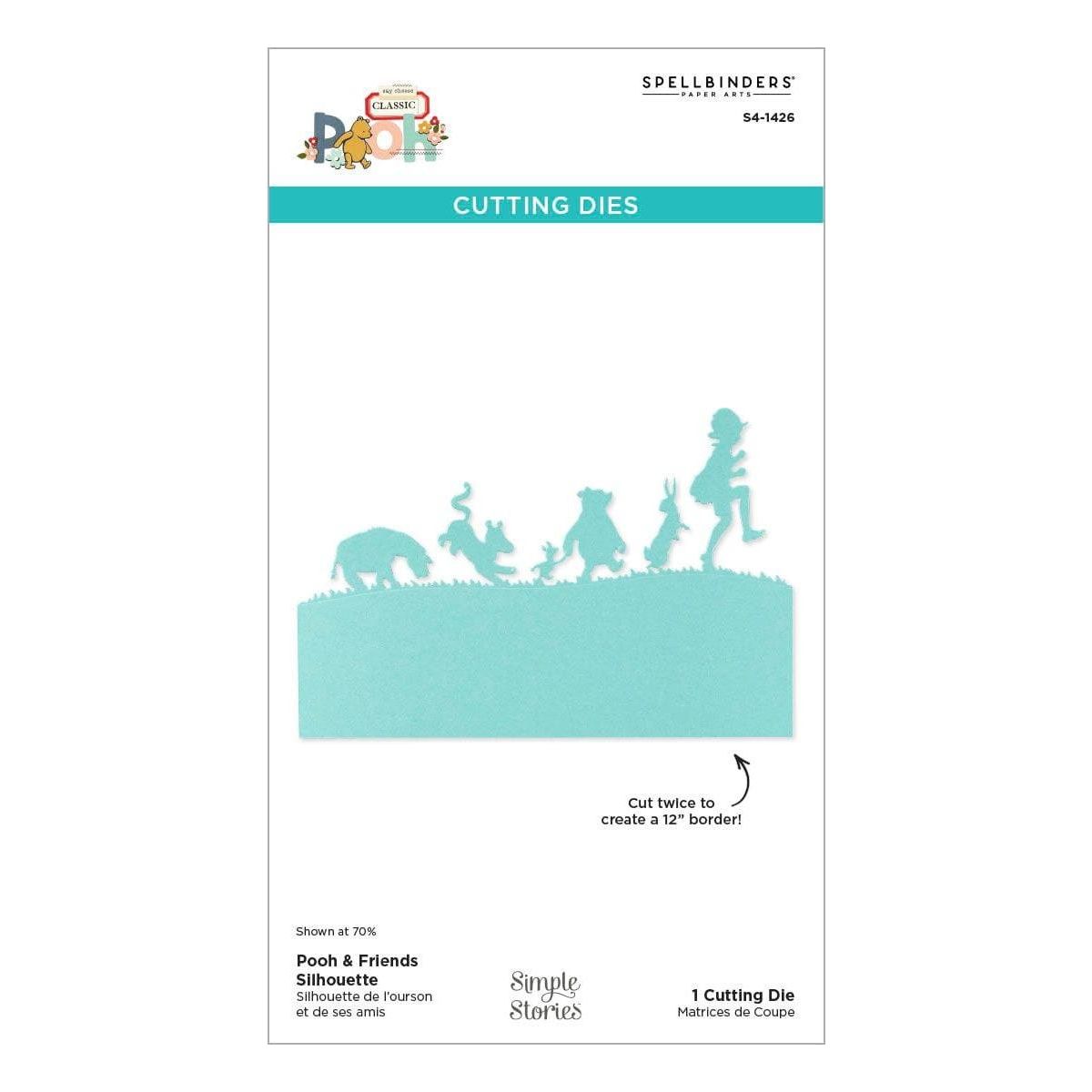 Pooh & Friends Silhouette Etched Dies in Collaboration with Simple Stories
