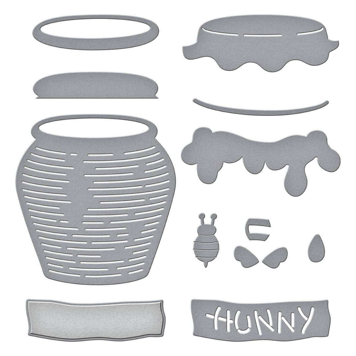Pooh's Hunny Pot Etched Dies in Collaboration with Simple Stories