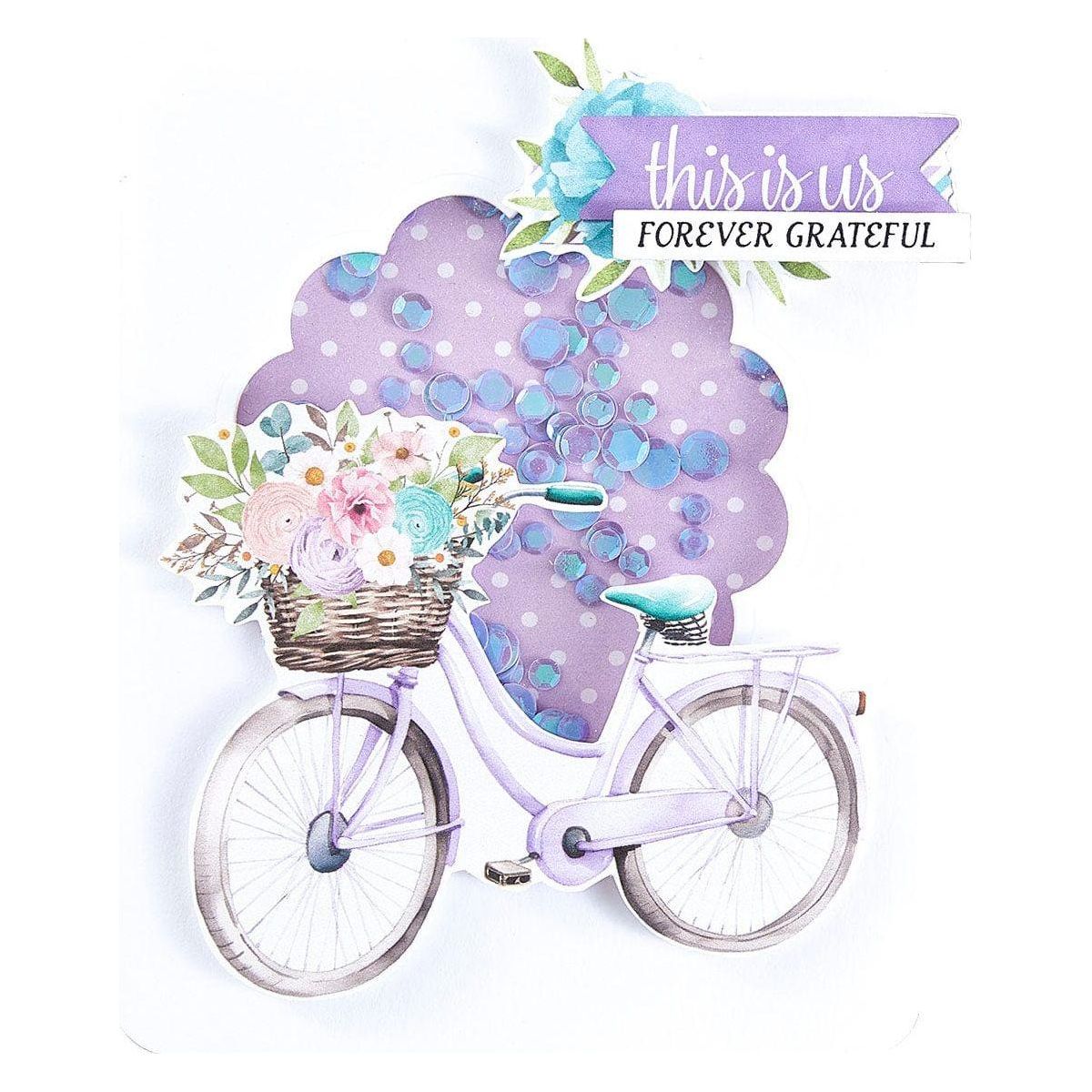 Scallop Journal Cards Etched Dies with Simple Stories