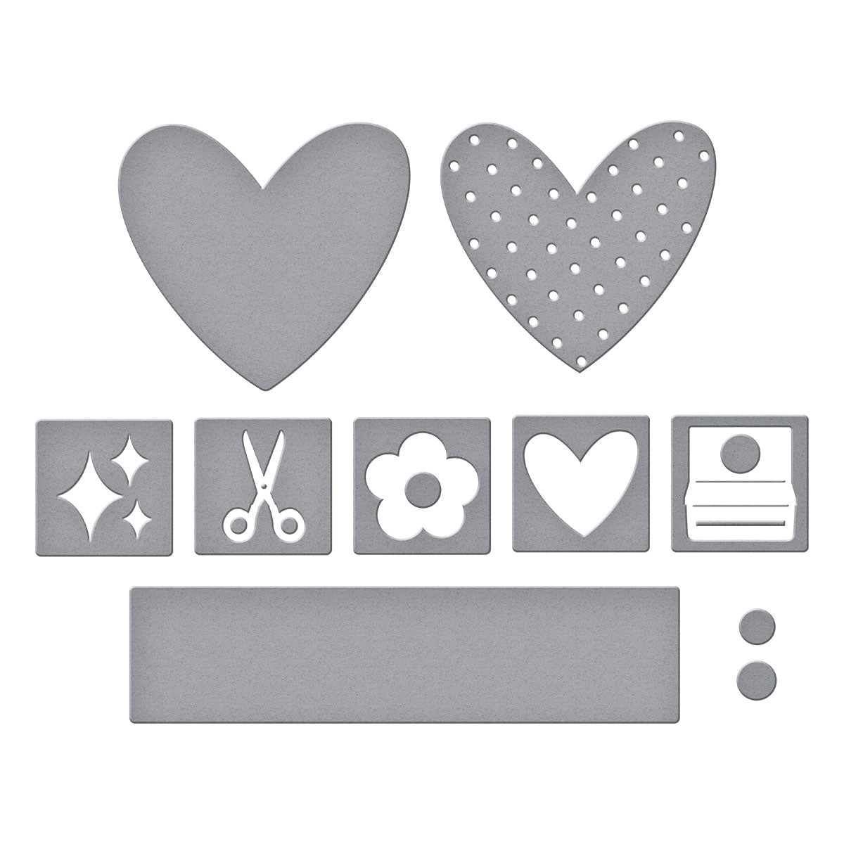 Labels & Icons Etched Dies from the Crafty Babe Collection with Simple Stories