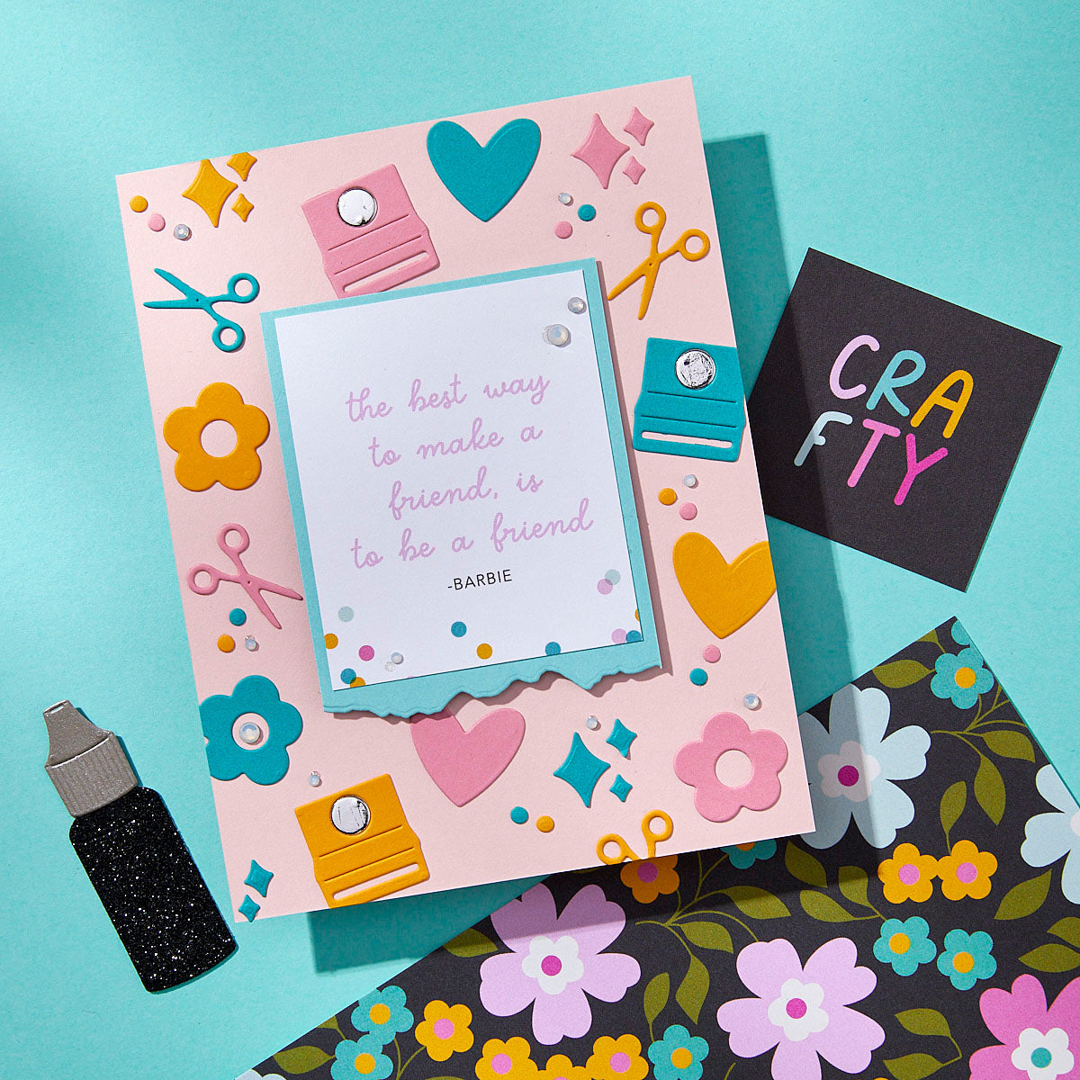 Labels & Icons Etched Dies from the Crafty Babe Collection with Simple Stories