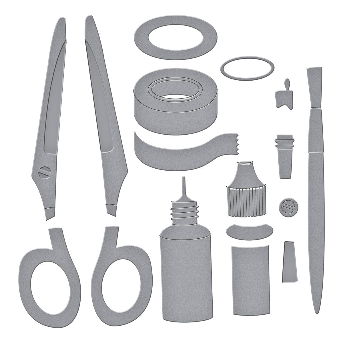 Crafty Tools Etched Dies from the Crafty Babe Collection with Simple Stories