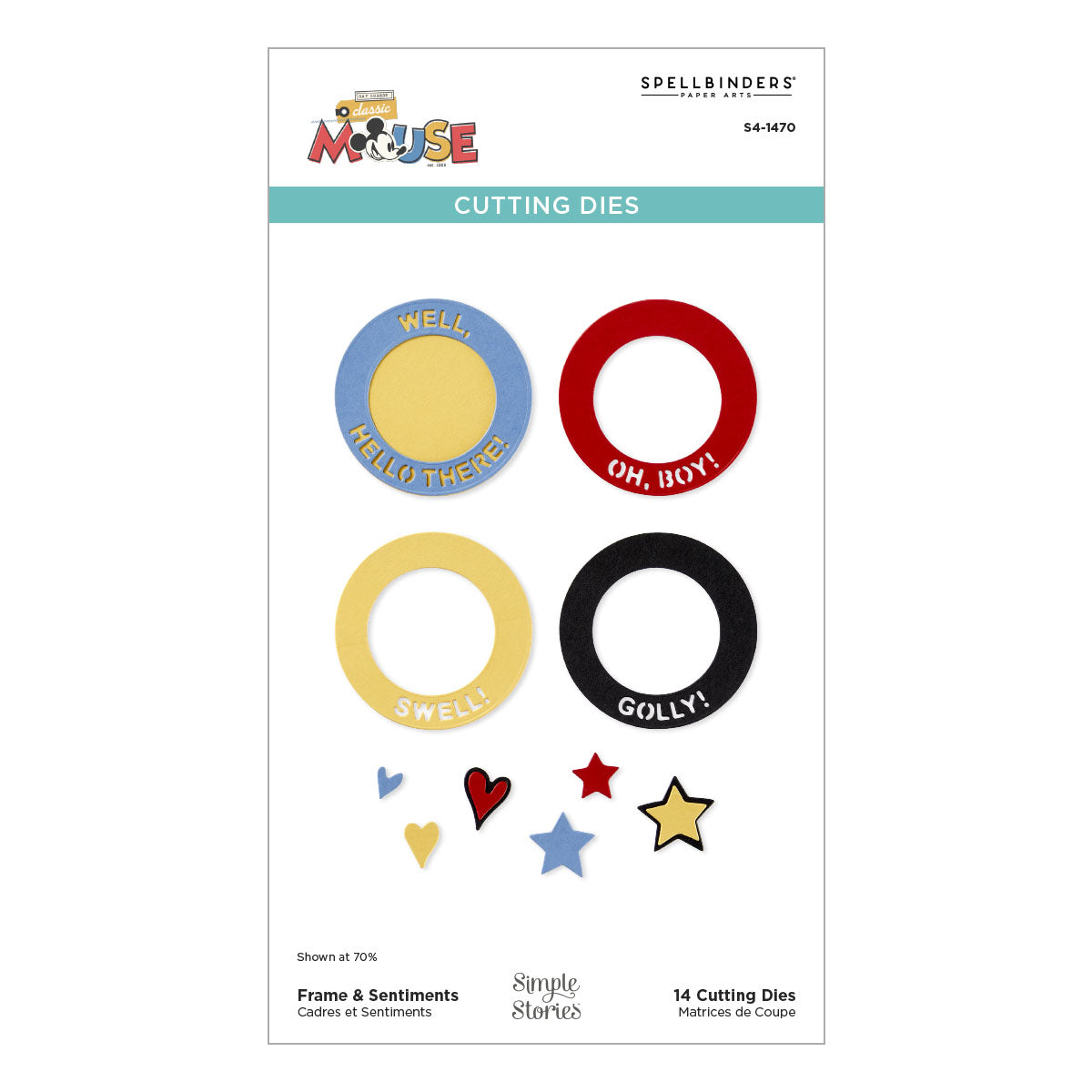 Frame & Sentiments Etched Dies