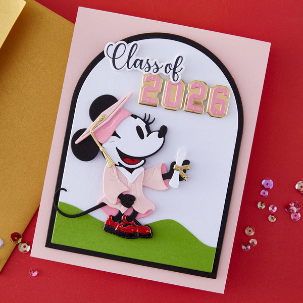 Classic Mouse Graduation Etched Dies - Spellbinders Paper Arts
