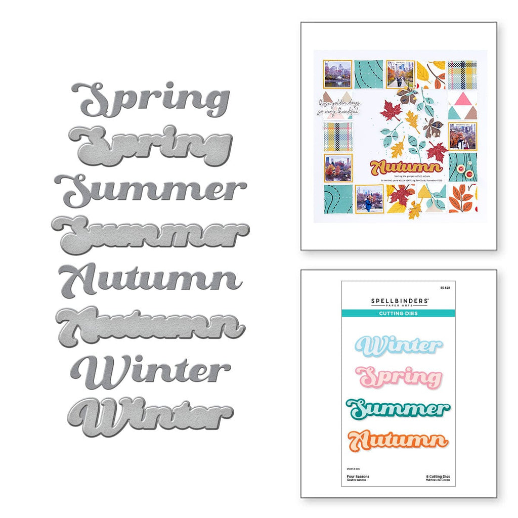 Four Seasons Etched Dies are part of the All Seasons Scrapbooking Collection