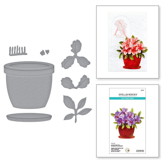 Azalea Garden with Pot Die Azalea Garden with Pot Die