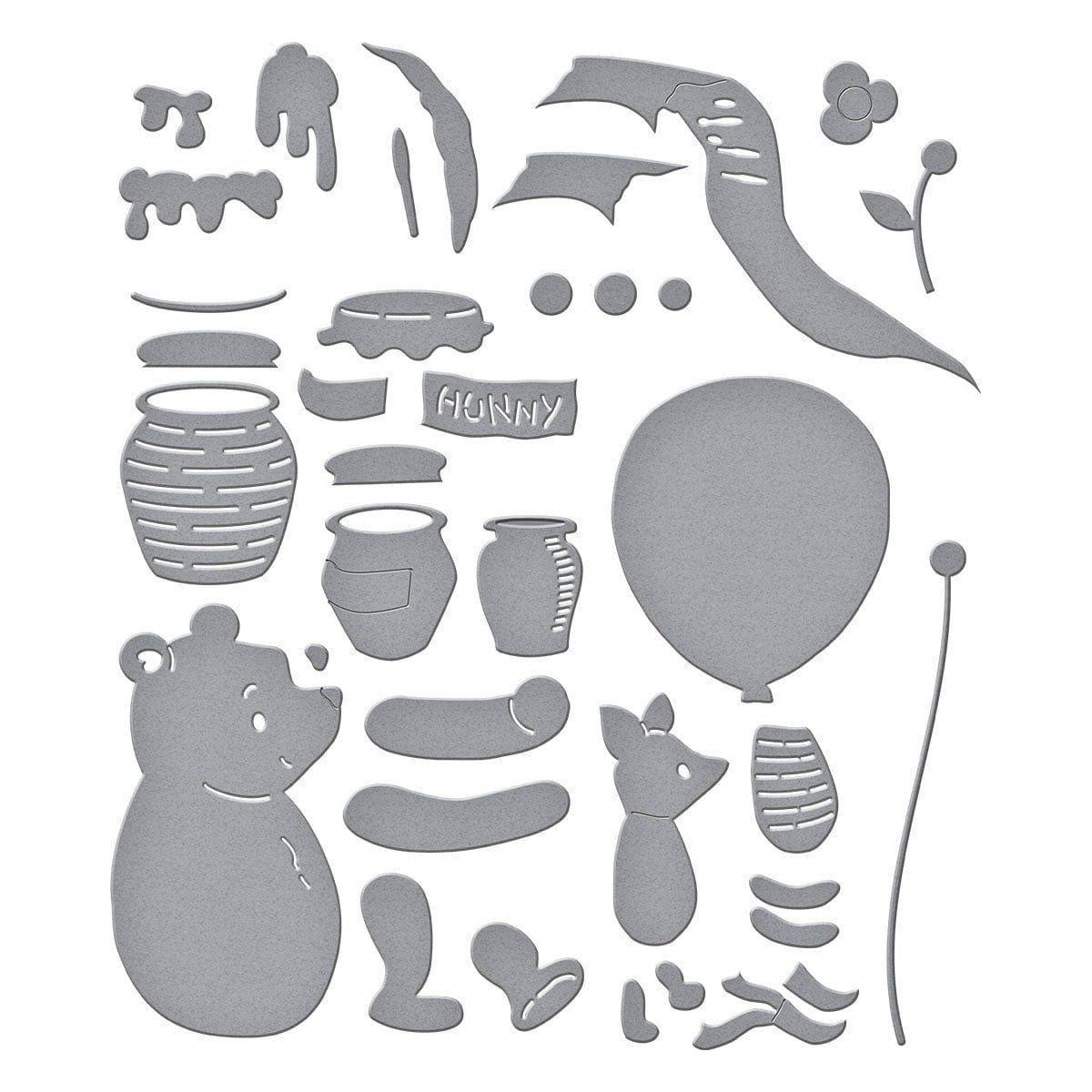 Pooh & Piglet Etched Dies in Collaboration with Simple Stories