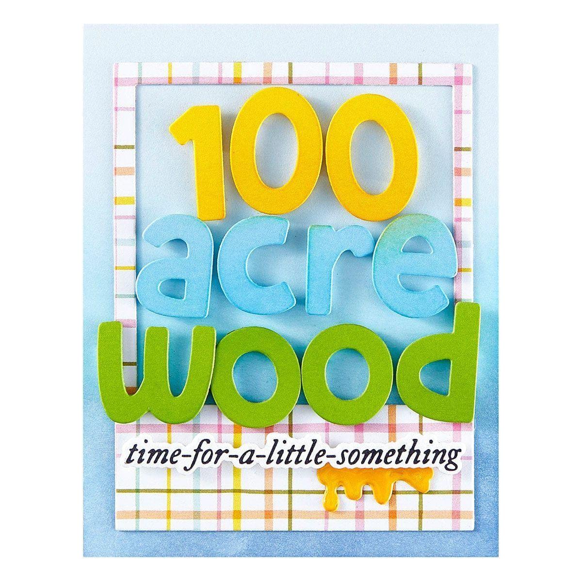 Pooh's Alphabet, Numbers & More Etched Dies in Collaboration with Simple Stories