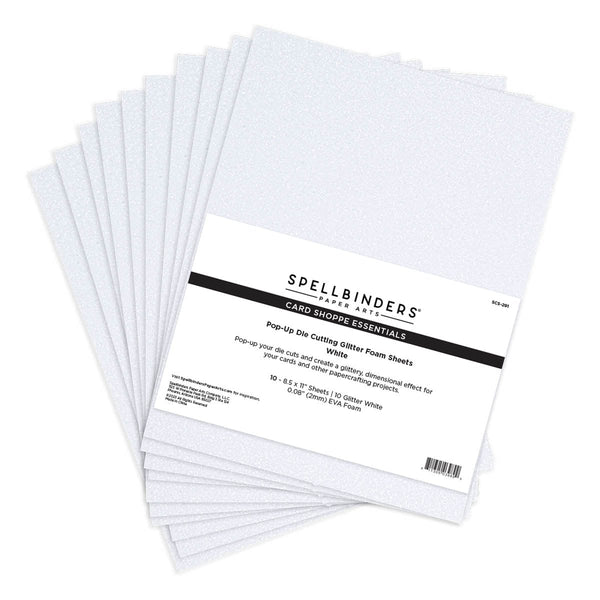 Specialty Paper: Spellbinders Brushed White Cardstock – Purple Pinky  Promises