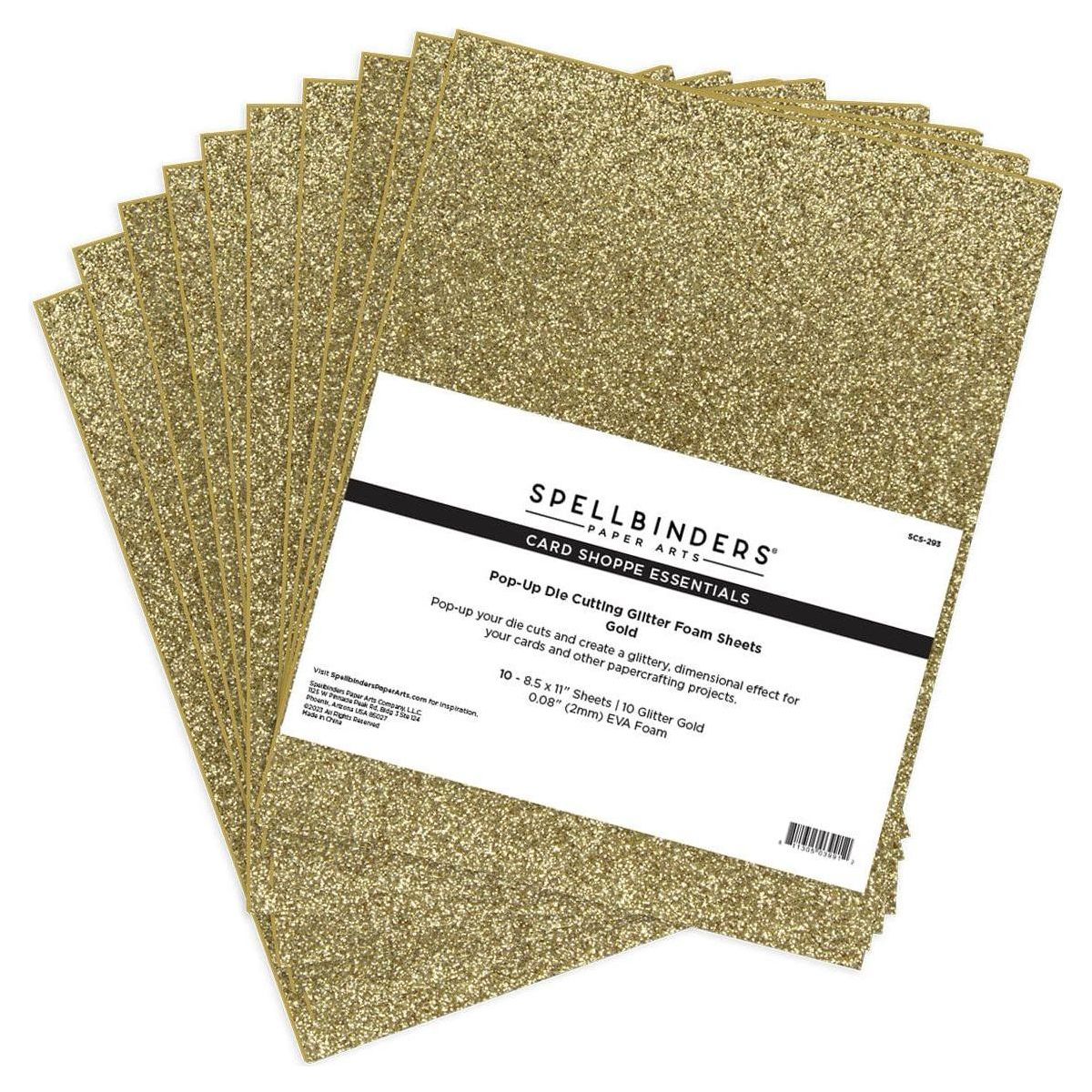 New Glitter Foam Sheets Spellbinders Paper Arts Spellbinders Paper Arts