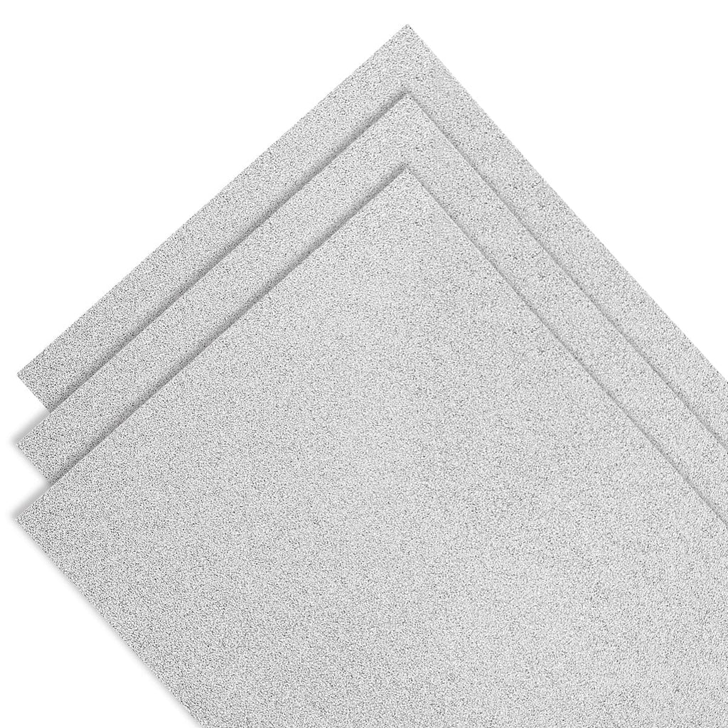 24 Sheets Silver Glitter Cardstock Paper for Scrapbooking, Arts
