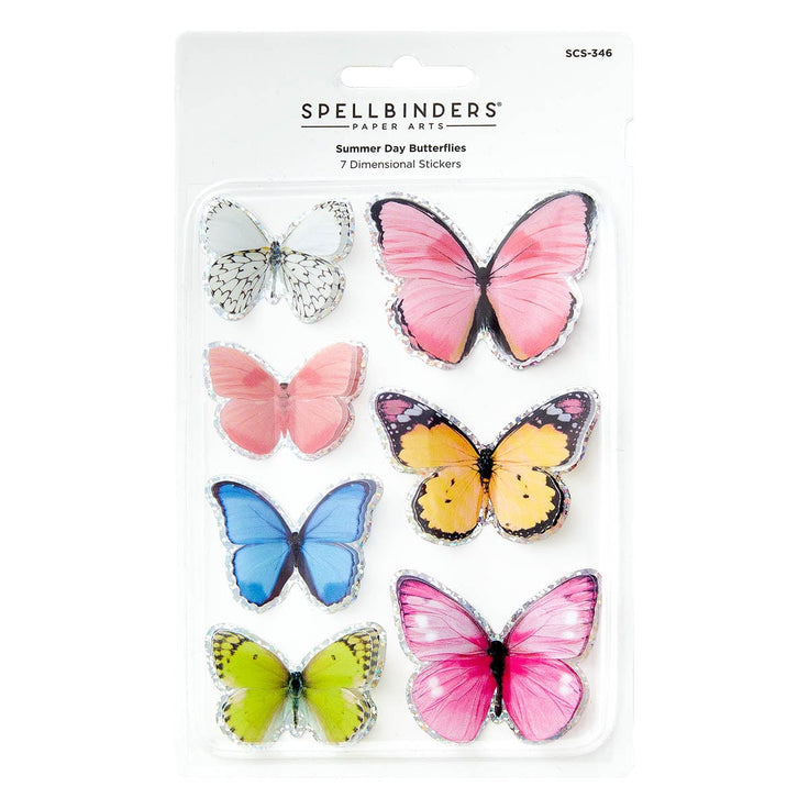 SUMMER DAY BUTTERFLIES STICKERS